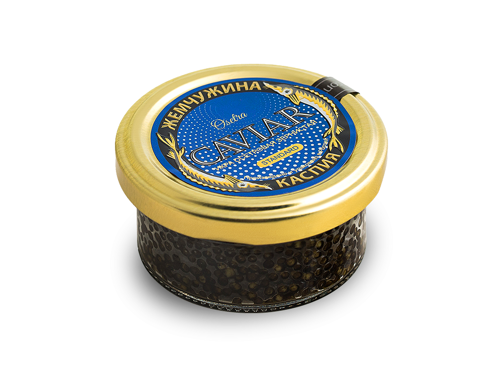 Черная икра осетра 50 г.